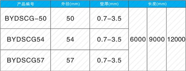 聊城钳压式声测管产品规格尺寸